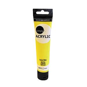 DALER-ROWNEY SIMPLY 75ML – 651 CITROENGEEL
