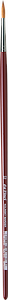 KOLINSKY OIL PAINT ROUND BRUSH 1610-12 - RED SABLE