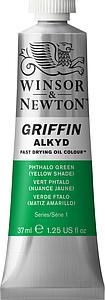 GRIFFIN ALKYD TUBE 37ML - 521 PHTALOGROEN (GELE SCHIJN)