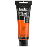 BASICS ACRYLIC TUBE 118ML - VIVID RED ORANGE