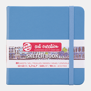 SCHETSBOEK 140G 80VEL 12x12CM - BLUE
