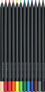 BLACK EDITION KLEURPOTLODEN SET - 12ST