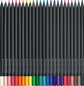 BLACK EDITION KLEURPOTLODEN SET - 24ST