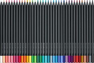 BLACK EDITION KLEURPOTLODEN SET - 36ST