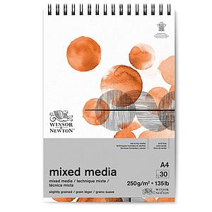 MIXED MEDIA - SPIRAAL - 250G - 30V. - A4 21x29.7CM