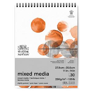 MIXED MEDIA - SPIRAAL - 250G 30V. - 27.9x35.6CM