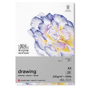 DRAWING PAD - SMOOTH GRAIN 220G - 25V. - A3 29.7x42CM