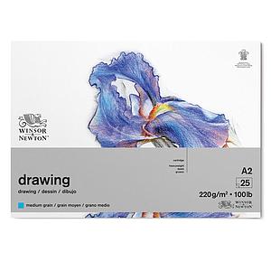 DRAWING PAD - MEDIUM GRAIN - 220G - 25V. - A2 42x59.4CM
