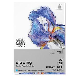 DRAWING PAD - MEDIUM GRAIN - 220G - 25V. - A3 29.7x42CM