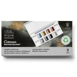 COTMAN - METALLIC POCKET SET - 8ST + BRUSH