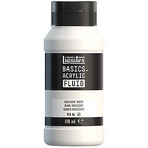 BASICS ACRYLIC FLUID TUBE 118ML - 418 IRIDESCENT WHITE
