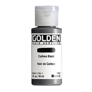 ACRYL FLUID 30ML - 2040 CARBON BLACK - S1