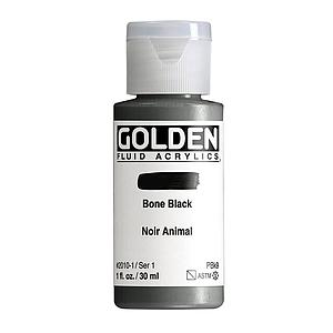 ACRYL FLUID 30ML - 2010 BONE BLACK - S1