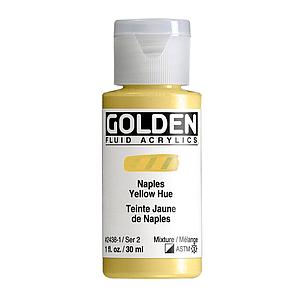 ACRYL FLUID 30ML - 2438 NAPLES YELLOW HUE - S2