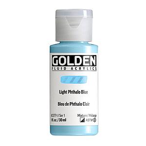 ACRYL FLUID 30ML - 2377 LIGHT PHTHALO BLUE - S1