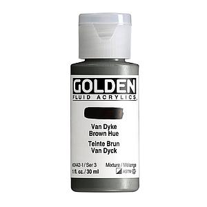 ACRYL FLUID 30ML - 2442 VAN DYKE BROWN HUE - S3