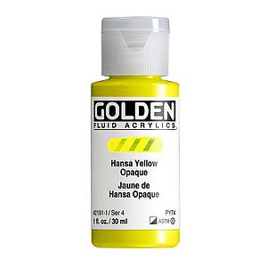 ACRYL FLUID 30ML - 2191 HANSA YELLOW OPAQUE - S4