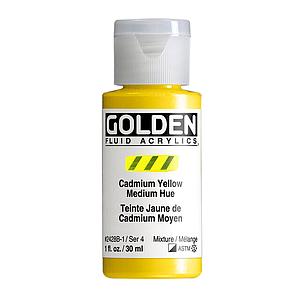 ACRYL FLUID 30ML - 2428 CADMIUM YELLOW MEDIUM HUE - S4
