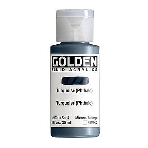 ACRYL FLUID 30ML - 2390 TURQUOISE PHTHALO  - S4