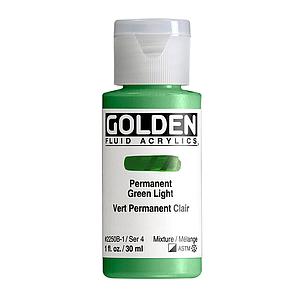 ACRYL FLUID 30ML - 2250 PERMANENT GREEN LIGHT - S4