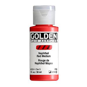ACRYL FLUID 30ML - 2220 NAPHTHOL RED MEDIUM - S5