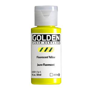 ACRYL FLUID 30ML - 2490 FLUORESCENT YELLOW - S5