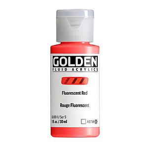 ACRYL FLUID 30ML - 2491 FLUORESCENT RED - S5