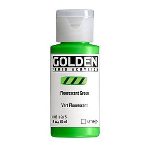 ACRYL FLUID 30ML - 2493 FLUORESCENT GREEN - S5