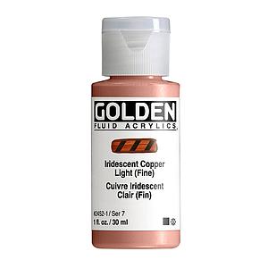 ACRYL FLUID 30ML - 2452 IRIDESCENT COPPER LIGHT FINE - S7