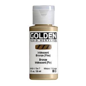 ACRYL FLUID 30ML - 2452 IRIDESCENT BRONZE FINE - S7
