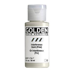 ACRYL FLUID 30ML - 2467 INTERFERENCE GOLD FINE - S7
