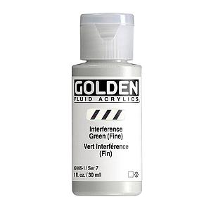 ACRYL FLUID 30ML - 2466 INTERFERENCE GREEN FINE - S7