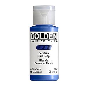 ACRYL FLUID 30ML - 2051 CERULEAN BLUE DEEP - S9