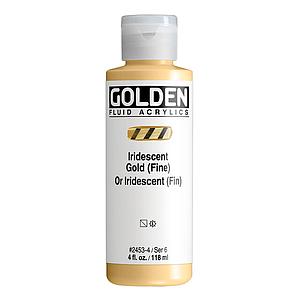 ACRYL FLUID 118ML - 2453 IRIDESCENT GOLD FINE - S6