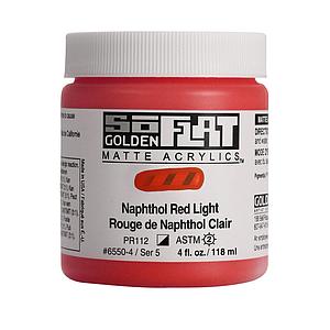 ACRYL SOFLAT 118ML - 6550 NAPHTHOL RED LIGHT - S5