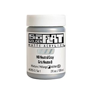 ACRYL SOFLAT 59ML - 6765 NEUTRAL GRAY N8 - S1