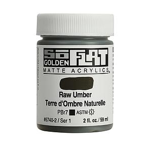 ACRYL SOFLAT 59ML - 6740 RAW UMBER - S1