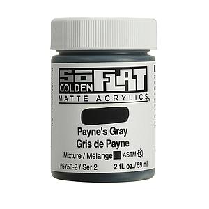 ACRYL SOFLAT 59ML - 6750 PAYNE'S GRAY - S2