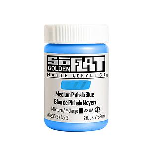 ACRYL SOFLAT 59ML - 6635 MEDIUM PHTHALO BLUE - S2