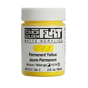ACRYL SOFLAT 59ML - 6615 YELLOW PERMANENT - S2