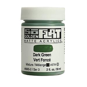 ACRYL SOFLAT 59ML - 6665 DARK GREEN - S3