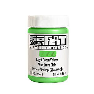 ACRYL SOFLAT 59ML - 6670 LIGHT GREEN YELLOW - S3