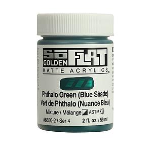 ACRYL SOFLAT 59ML - 6650 PHTHALO GREEN BLUE SHADE - S4