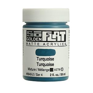ACRYL SOFLAT 59ML - 6640 TURQUOISE - S4