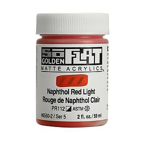 ACRYL SOFLAT 59ML - 6550 NAPHTHOL RED LIGHT - S5