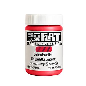 ACRYL SOFLAT 59ML - 6560 QUINACRIDONE RED - S6