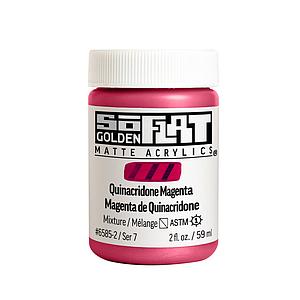 ACRYL SOFLAT 59ML - 6585 QUINACRIDONE MAGENTA - S7