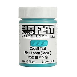 ACRYL SOFLAT 59ML - 6645 COBALT TEAL - S7