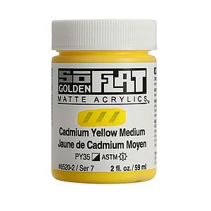 ACRYL SOFLAT 59ML - 6520 CADMIUM YELLOW MEDIUM - S7