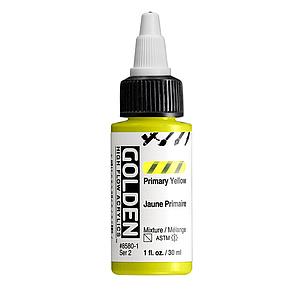 HIGH FLOW ACRYLICS 30ML - 8580 PRIMARY YELLOW - S2
